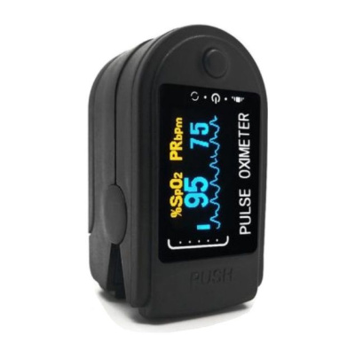 Пульсоксиметр Fingertip Pulse Oximeter (Черный)