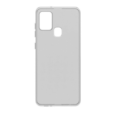 Чехол силиконовый Samsung Galaxy A21s (прозрачный)